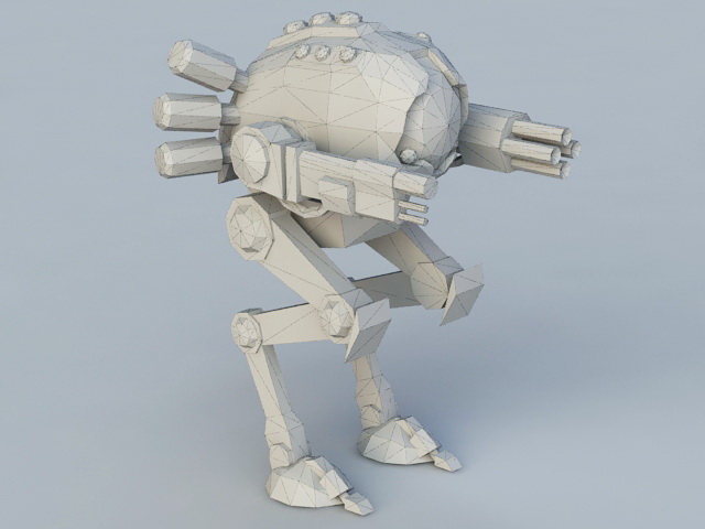 Fantasy Mech Walker 3D model