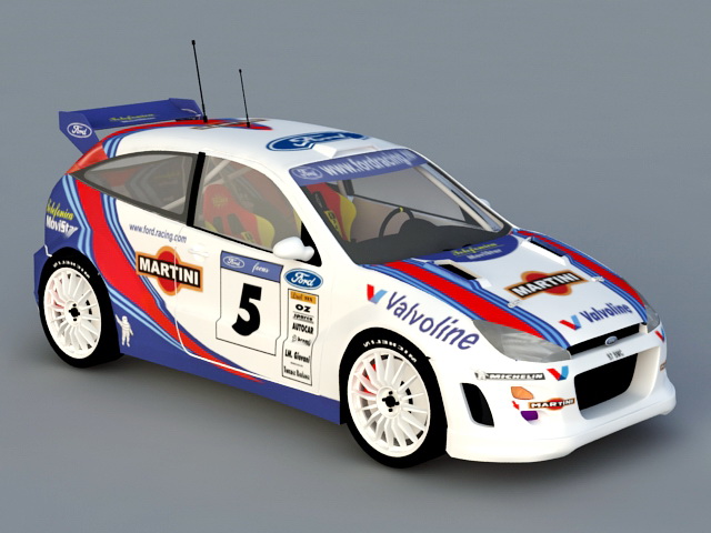 Ford Focus RS WRC 3D model