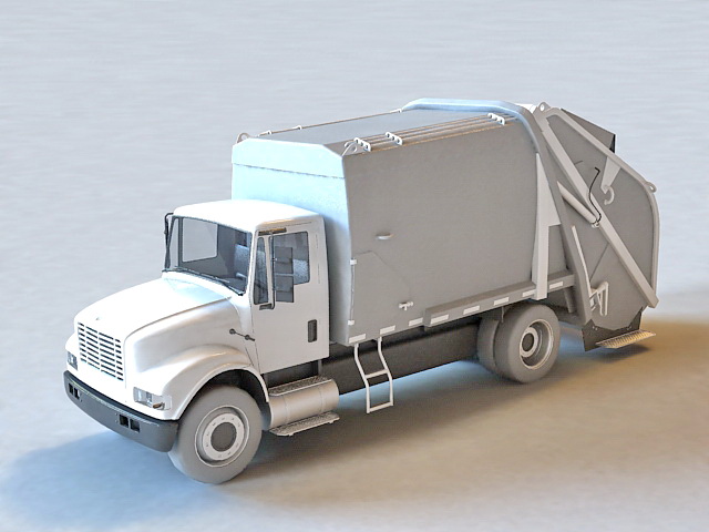 Garbage Truck 3d Model Download For Free