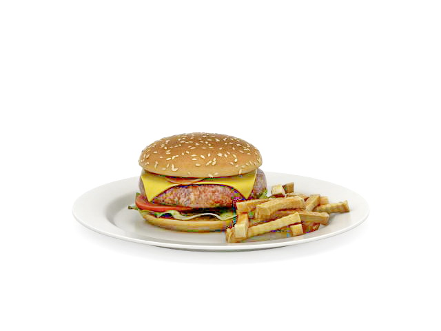 Hamburger 3D model