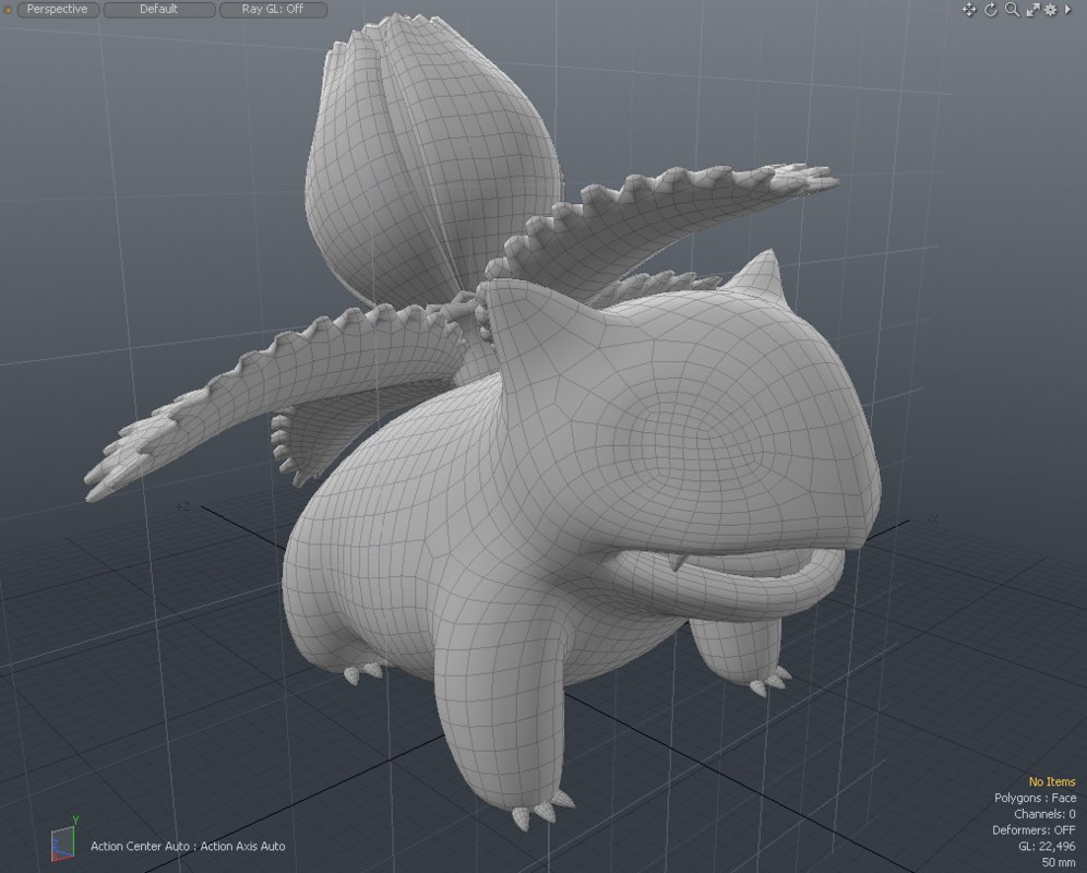 Ivysaur Pokemon 3D model