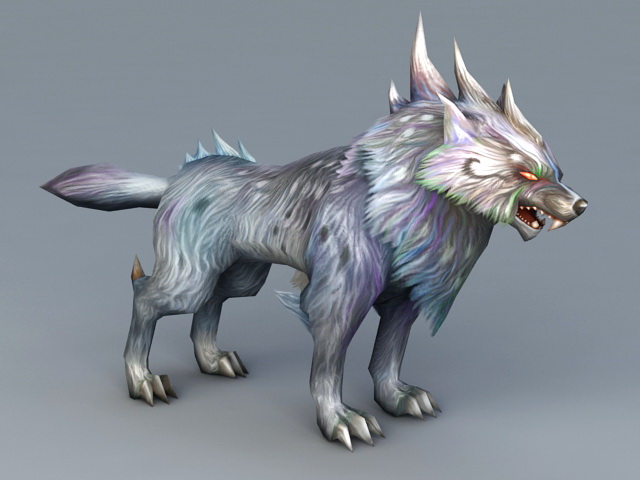 Magic Wolf 3d model