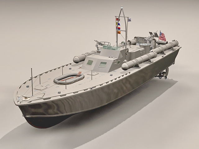 Motor Torpedo Boat PT-109 3D model