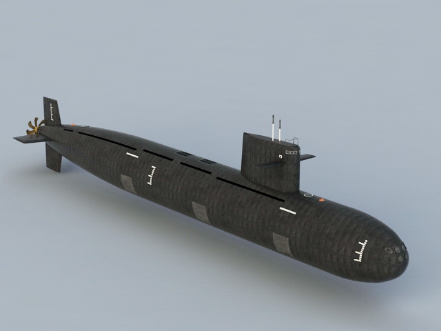 Nuclear Submarine 3D model