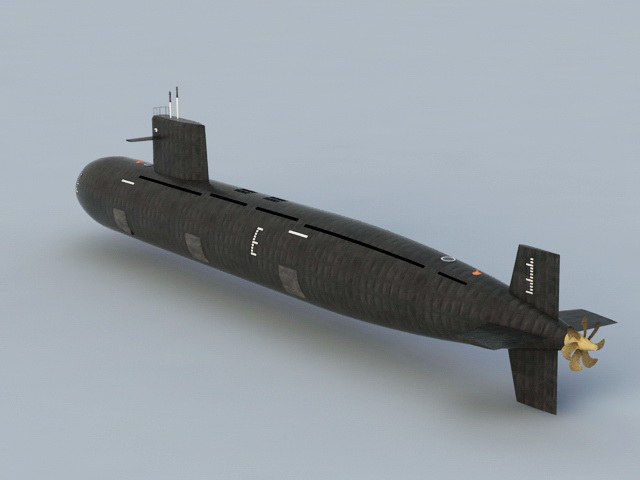 Nuclear Submarine 3D model
