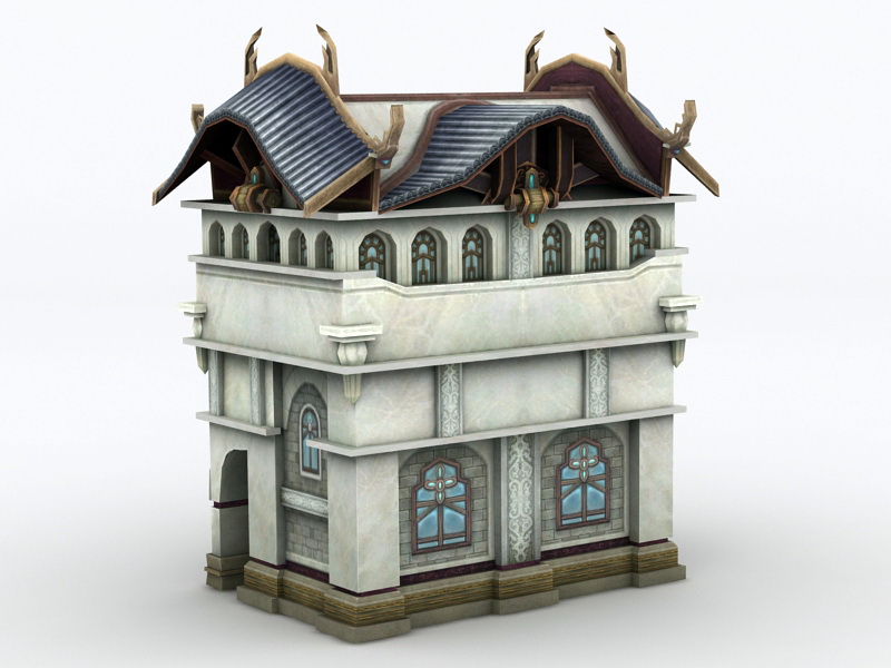 Old Town House 3D model