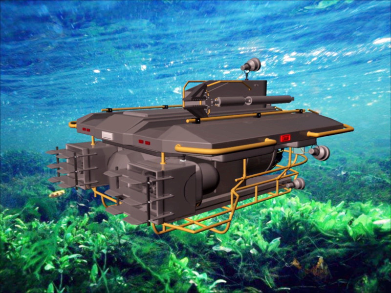 Personal submarine 3D model