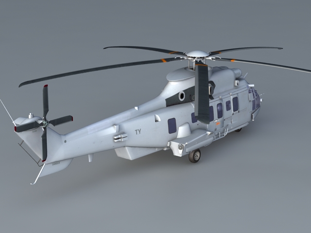 Transport Helicopter 3D model
