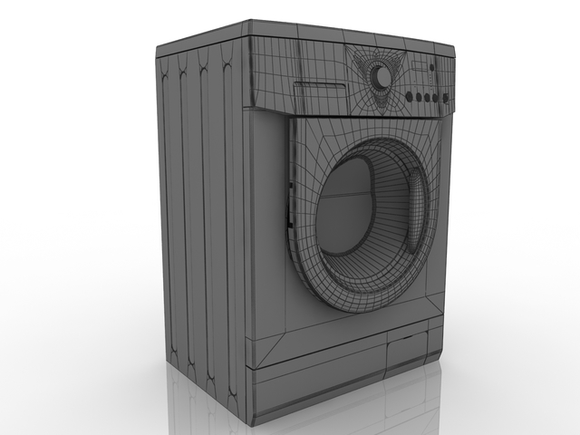 Washing machine LG 3D model