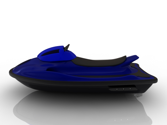 Water scooter 3D model