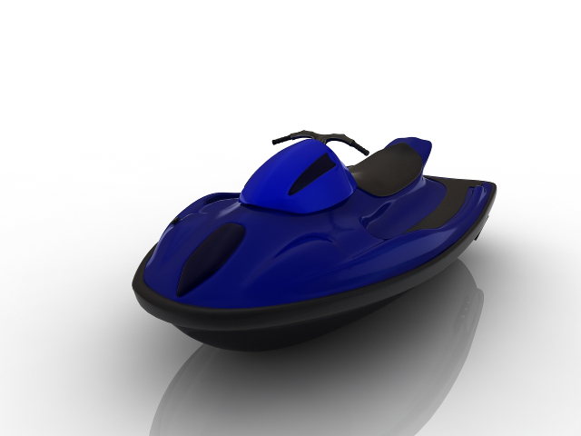 Water scooter 3D model