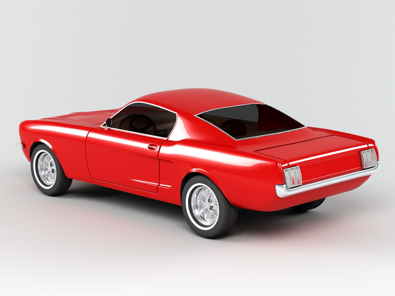 1965 Ford Mustang Fastback 3D model