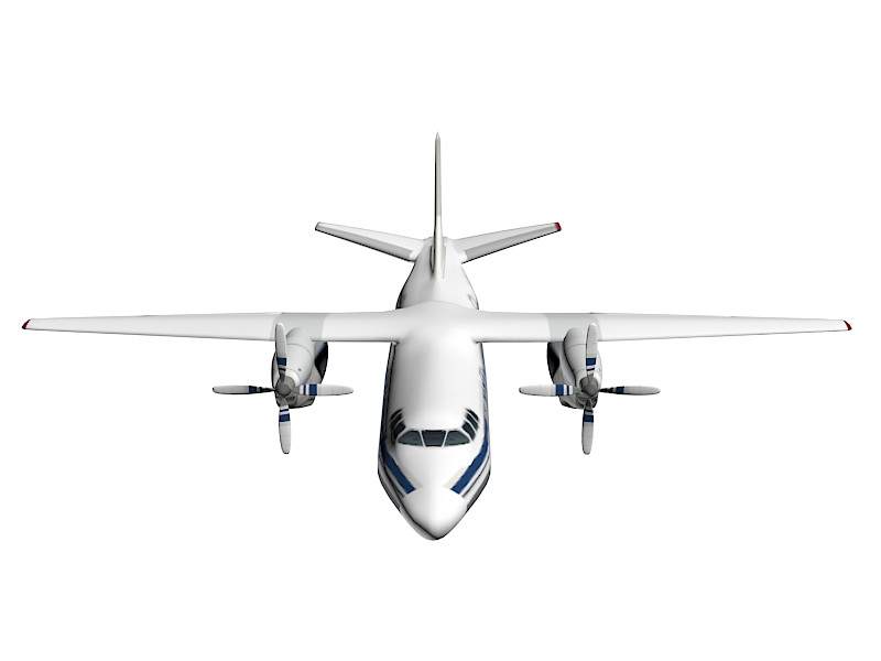Antonov An-24 3D model