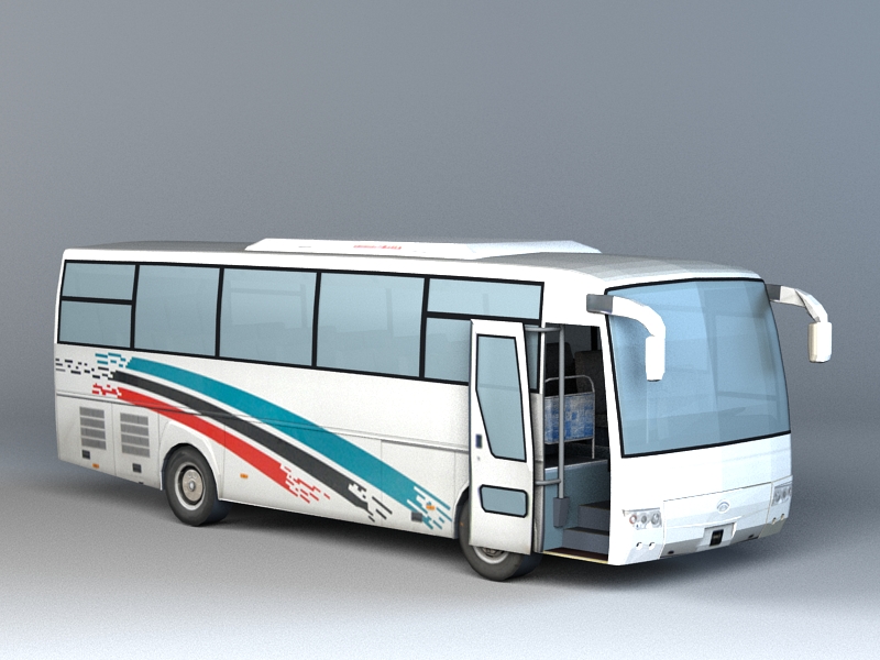 Coach Bus 3D model