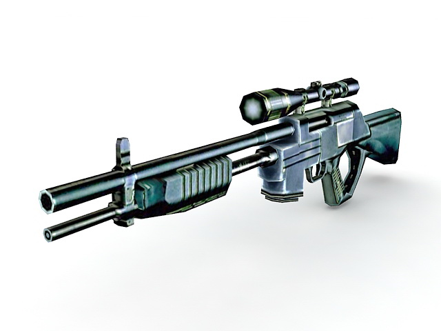 CrossFire Rifle 3D model