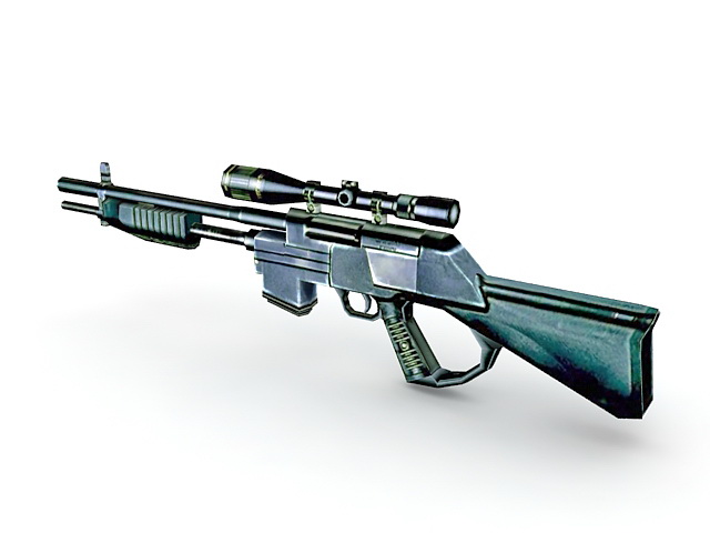 CrossFire Rifle 3D model