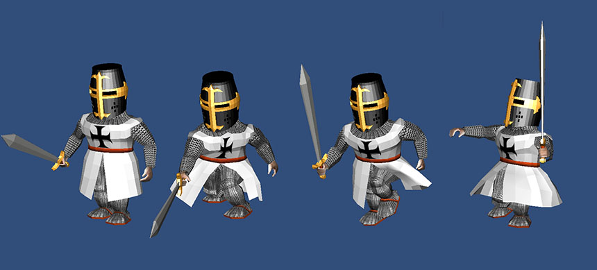 Dark Templar Knight 3D model