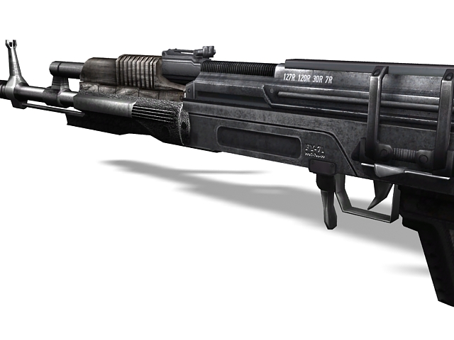 FY71 assault rifle 3D model