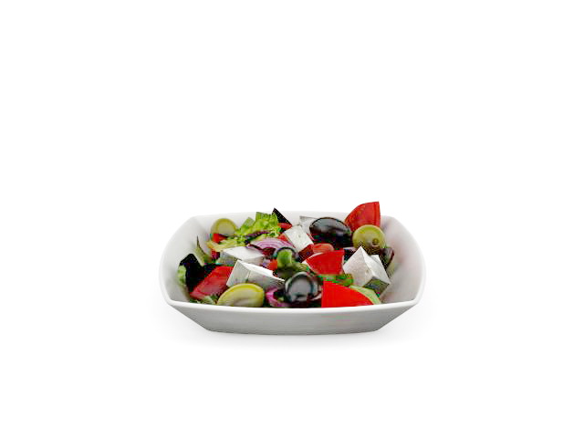 Fresh vegetable salad 3D model