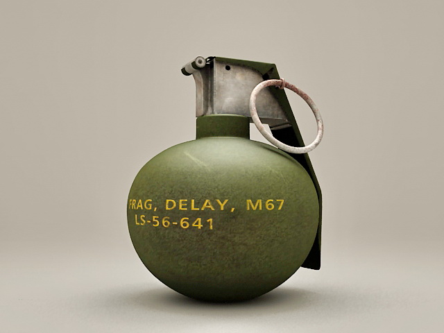 M67 Grenade 3D model