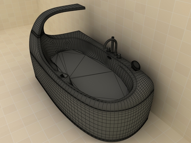 Modern Tub 3D model