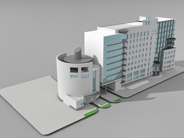 Office Building Design 3D Model Download Free 3D Models