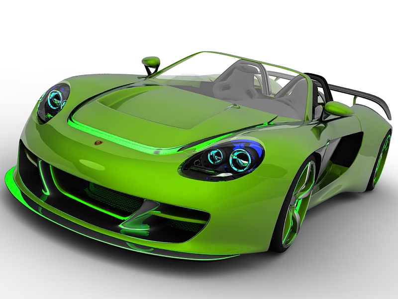 Porsche Carrera GT 3D model