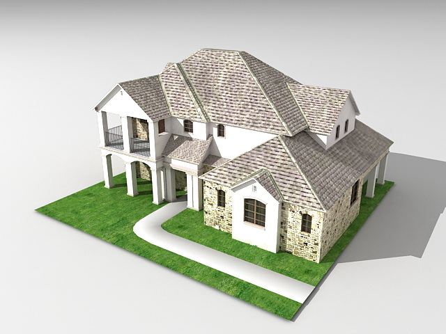 American house 3D model