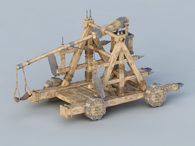 Ancient Rome Catapult 3D model