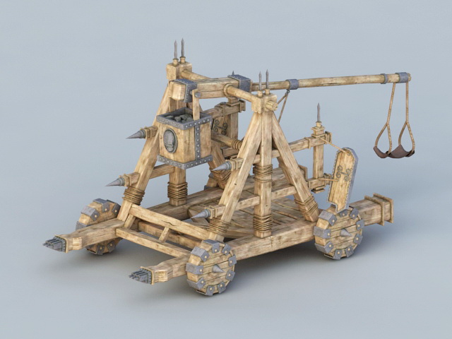 Ancient Rome Catapult 3D model