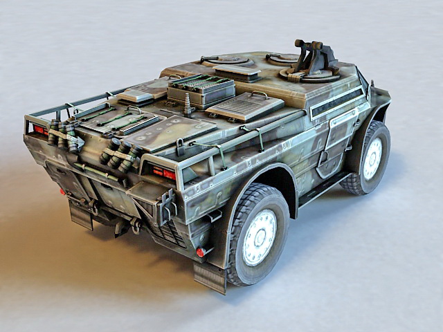Armored Security Vehicle 3D model