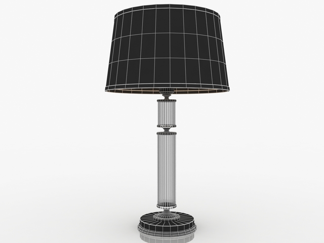 Bedroom Table Lamp 3D model