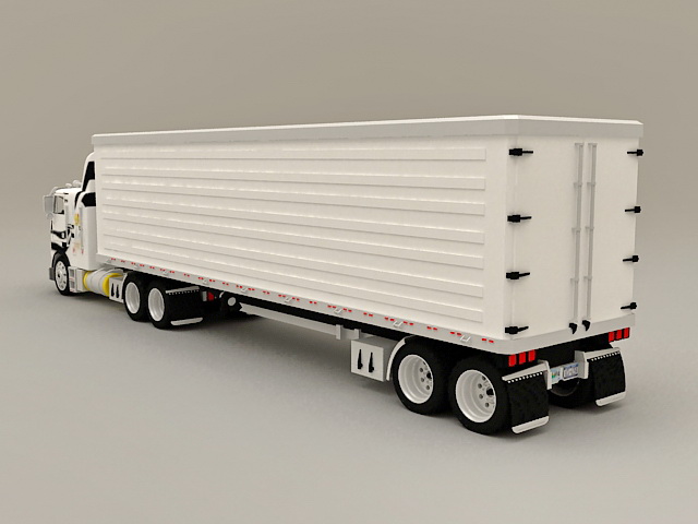 Box Truck Container 3d Model Download For Free