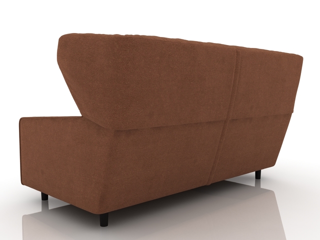 Brown sofa 3D model