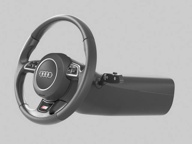 Car Steering Wheel 3D model
