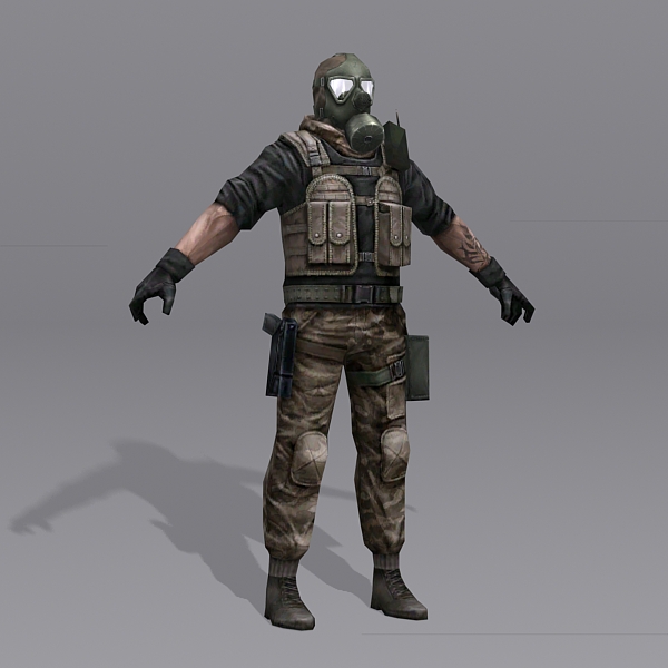 Combine Soldier 3D model