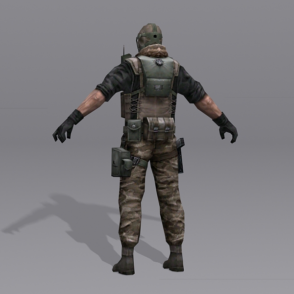 Combine Soldier 3D model