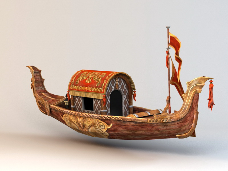 Gondola Boat 3D model