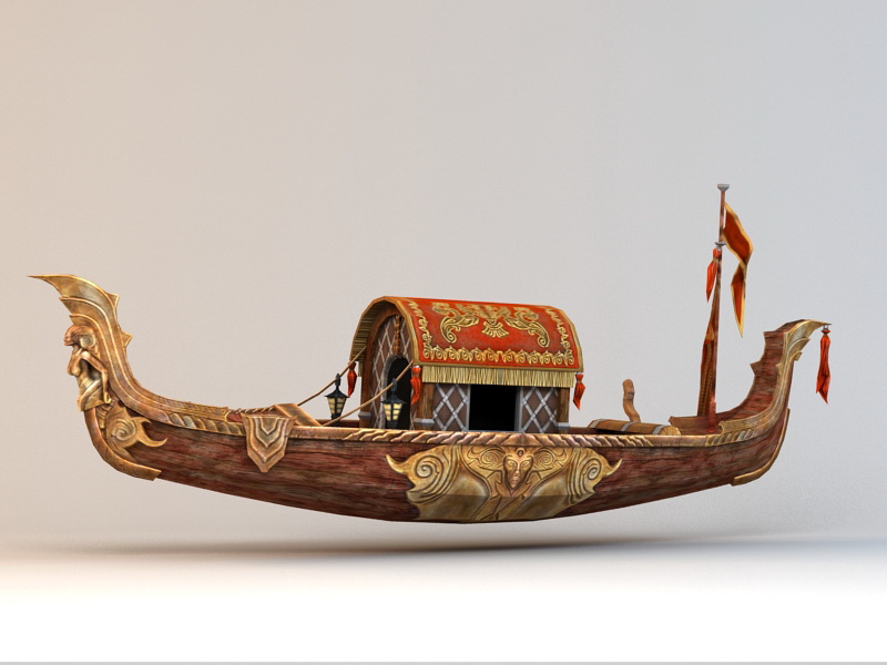 Gondola Boat 3D model