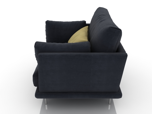Gray armchair 3D model