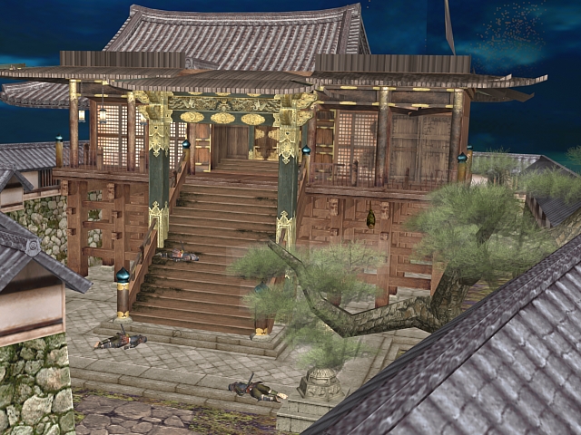 Honnoji Temple 3D model