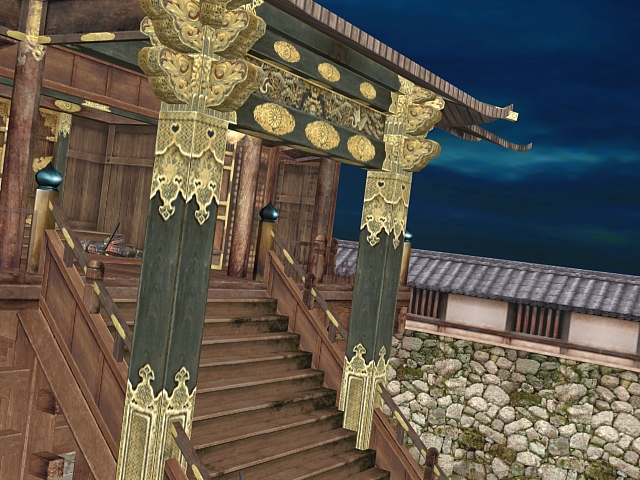 Honnoji Temple 3D model