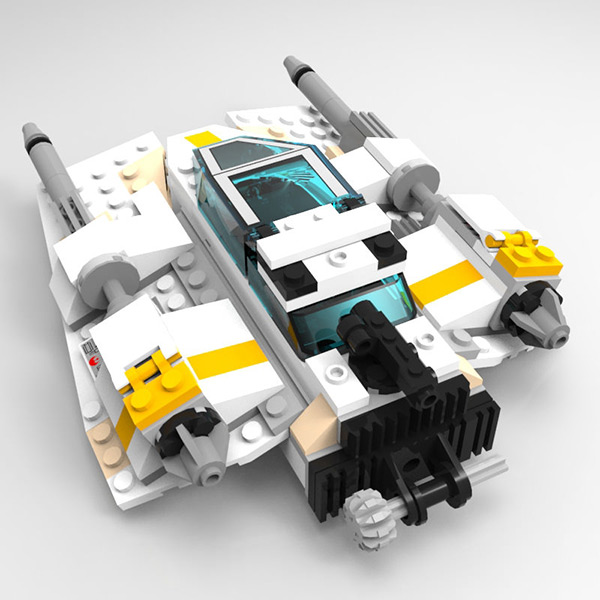Lego Snowspeeder Star Wars 3D model