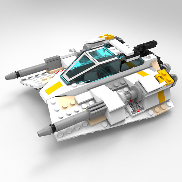 Lego Snowspeeder Star Wars 3D model