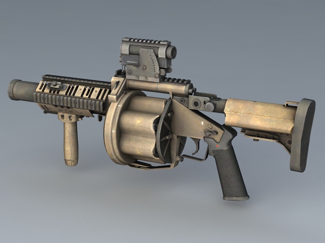 M32 Grenade Launcher 3D model