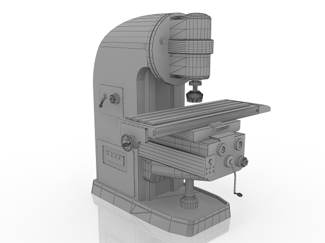 Machine tool 3D model