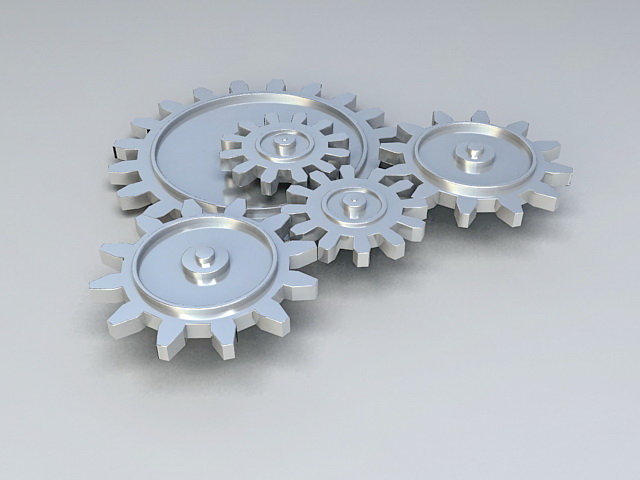 Cogs and Gears 3D Model - 3D CAD Browser