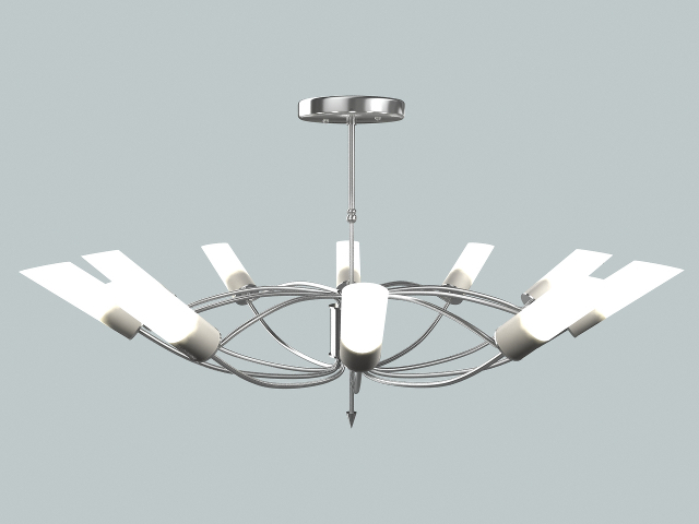 Modern chandelier 3D model