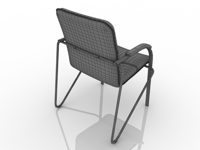 Modern office chair 3D model