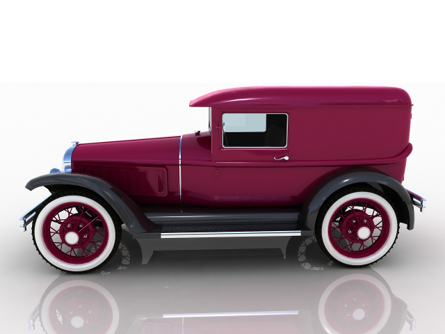 Pearce vintage car 3D model